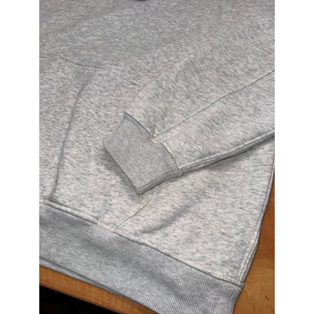 Abercrombie & Fitch Soft A&F Essentials Oversized Hoodie Grey Heather Large - Picture 4 of 8